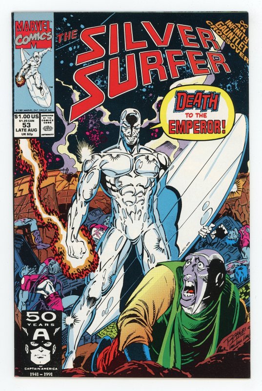 Silver Surfer #53 (1987 v3) Ron Marz Ron Lim 1st Ael-Dan NM-