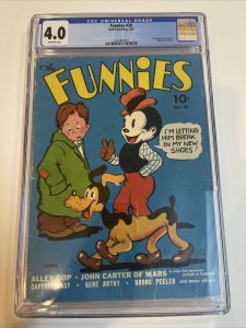 Funnies (1939) # 30 ( CGC 4.0 OWP) 1st John Carter Of Mars | Total Census =9