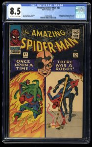 Amazing Spider-Man #37 CGC VF+ 8.5 1st Norman Osborne! Stan Lee!