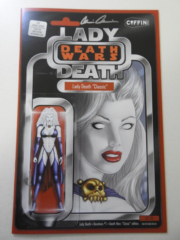 Lady Death Devotions #1 Death Wars Classic Edition NM Condition! Signed W/ COA!