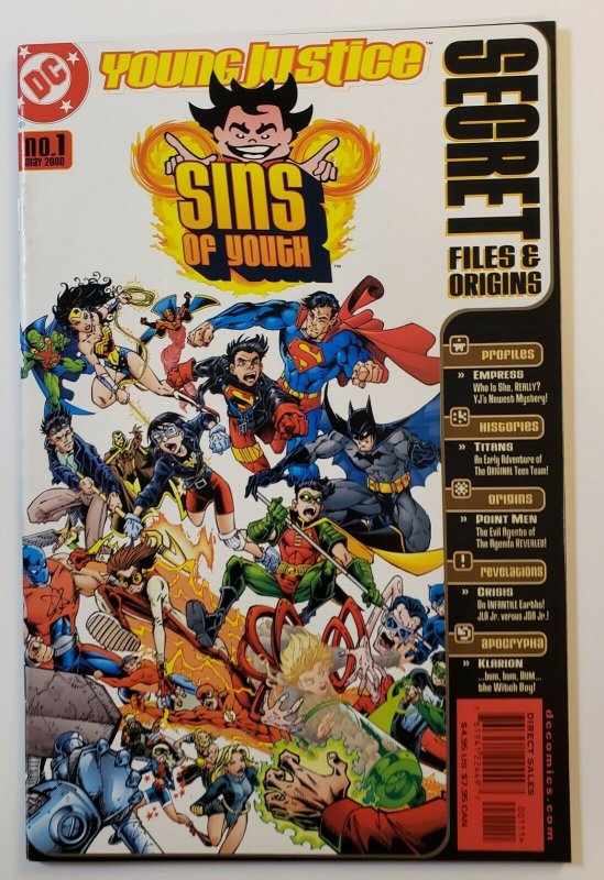 Young Justice Sins Of Youth #1 Secret Files And Origins DC Comics 2000 VF/NM