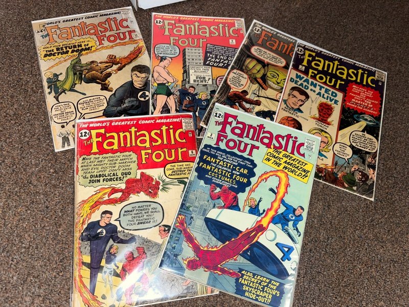 Huge Fantastic Four Lot, Complete Set Run of 3-416, Has 4, 5, 12, 25, 48, 49, 52