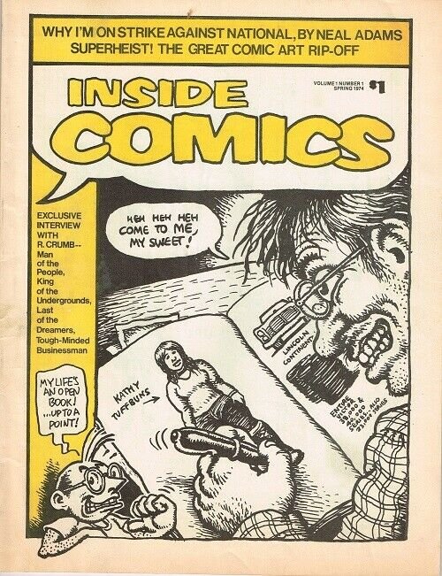 Inside Comics  Vol.1 #1  (Spring 1974)