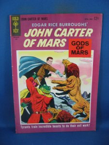 ERB JOHN CARTER OF MARS 3 F VF GOLD KEY 1964