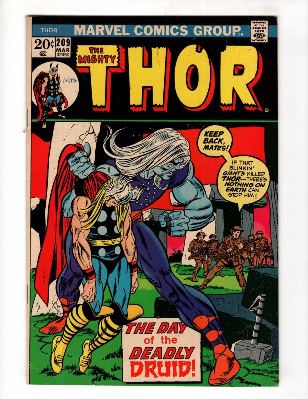 Thor #209 (1973) 1st Appearance of ULTIMUS The Demon Druid