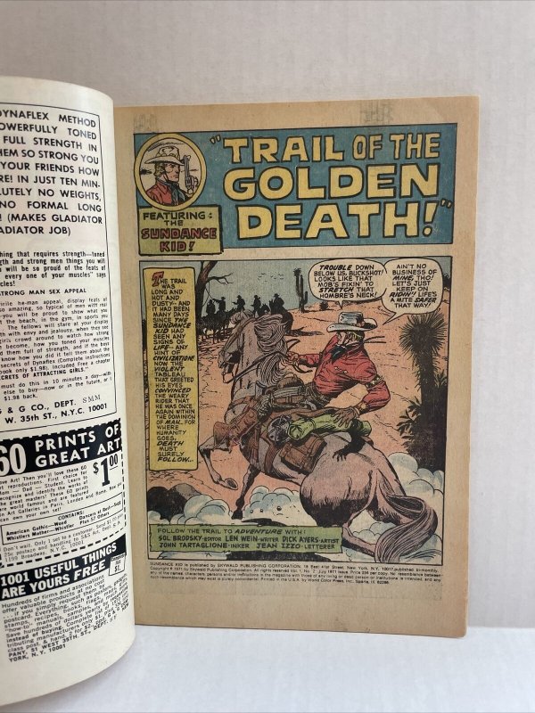 Butch Cassidy #1 2 3 & The Sundance Kid #1 2 3 Complete Series Skywald Comics