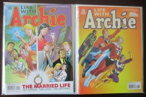 Life with Archie from:#18-34 18 different some variants 8.0 VF (2012-2014)