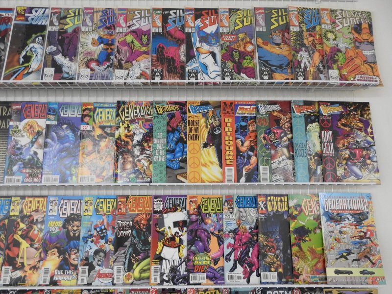 Huge Lot 160+ Comics W/ Silver Surfer, Generation X, Batman+ Avg VG/Fine Cond!!