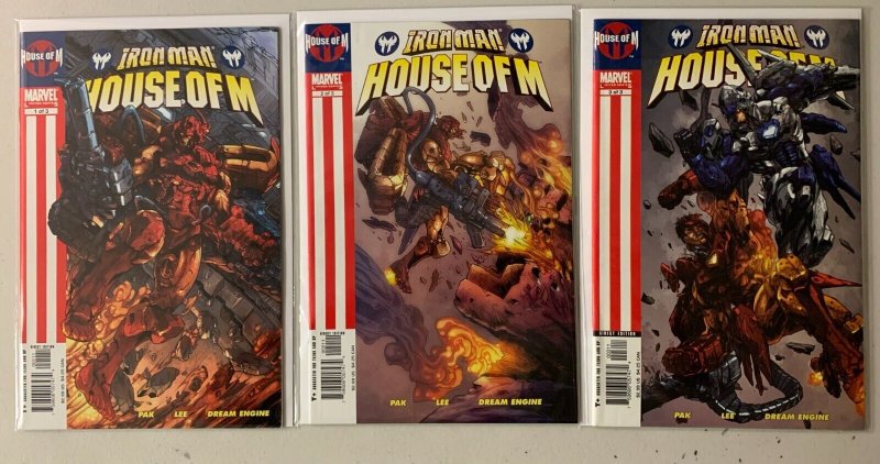 Iron Man House of M set #1-3 3 diff 6.0 (2005)