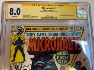 Micronauts (1979) # 1 (CGC 8,0 WP) Signed By Michael Golden | 1st App