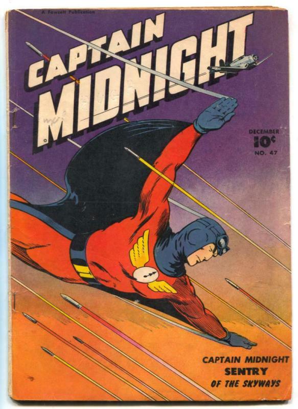 Captain Midnight #47 1946-Fawcett Golden Age incomplete