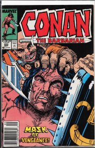 Conan the Barbarian #222 Newsstand Edition (1989) Conan