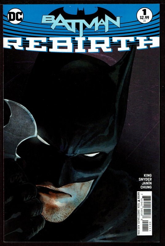 Batman: Rebirth #1  (Aug 2016, DC) 0 9.0 VF/NM