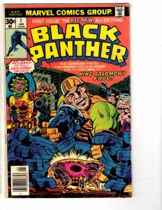 Black Panther # 1 VG/FN Marvel Comic Book Jack Kirby Art Avengers Wakanda BD1