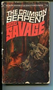 DOC SAVAGE-THE CRIMSON SERPENT-#78-ROBESON-G-FRED PFEIFFER COVER-1ST EDTION G