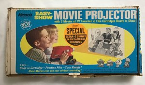 Kenner Easy Show Movie Projector, Red, with 7 movies, in working condition