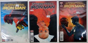 International Iron Man Lot of 3 #7, 6, 3 (2016) Marvel Comics 1st Print