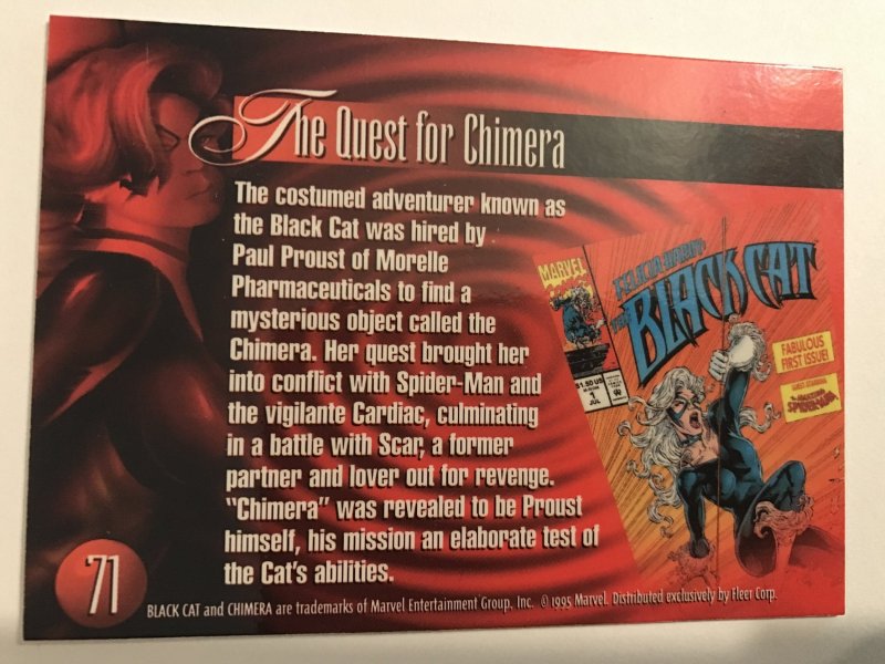 BLACK CAT #71 card : Marvel Annual 1995 Flair; NM/M; Spider-Man