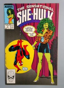 Sensational She-Hulk #3, NM Spider-Man Marvel Comics, 1989 JR1