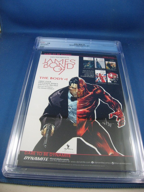JOHN WICK 1 CGC 9.8 WHITE PAGES VARIANT CVR B FIRST APPEARANCE 2017