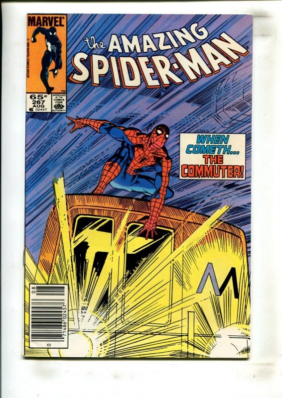 AMAZING SPIDER-MAN #267 (8.0) NEWSSTAND!! 1985