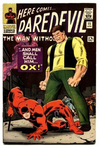 DAREDEVIL #15 comic book 1966 MARVEL COMICS MEET THE OX  ROMITA VF