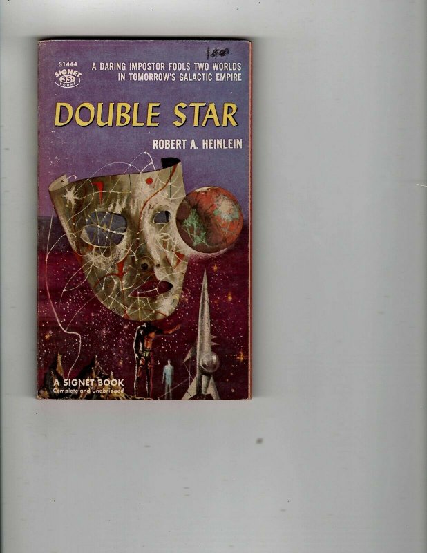 3 Books Double Star Secret of the Black Planet 30 Day Wonder Sci-Fi Mystery JK28