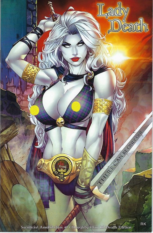 Lady Death Sacrificial Annihilation 1 Ryan Kincaid Naughty Artist