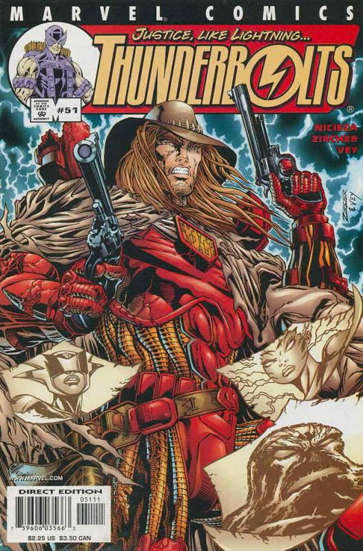 Thunderbolts #51 VF/NM; Marvel | save on shipping - details inside