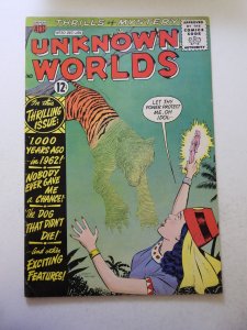 Unknown Worlds #20 (1963) VG/FN Condition small moisture stain bc