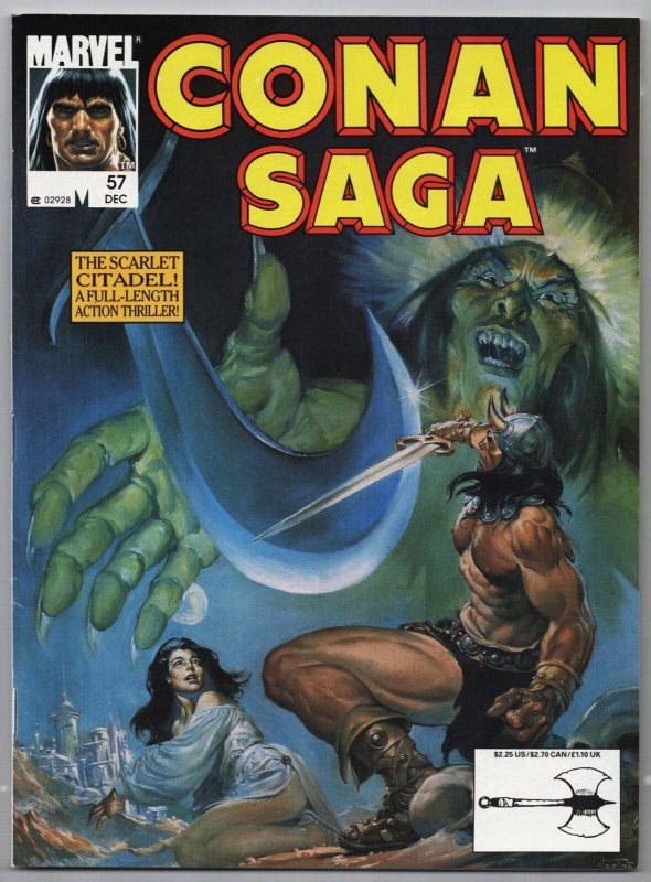 Conan Saga #57 (Marvel, 1991) VF 