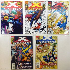 X-Factor Lot of 5 #72, 79, 83, 94, 96 (1991) Marvel Comics 1st Print Comic Books