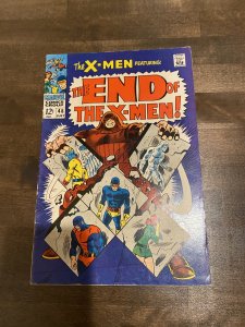 The X-Men #46 (1968) juggernaut fught