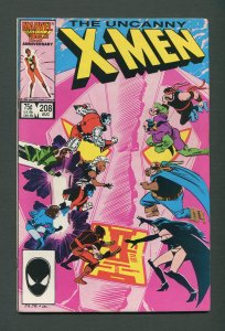 Uncanny X-Men #208  /  6.0 FN  / August 1986