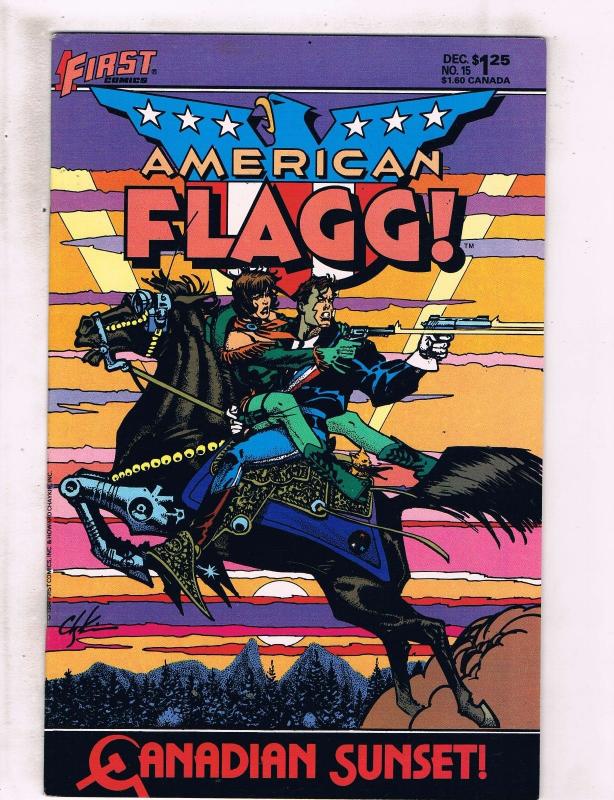 Lot of 10 American Flagg First Comic Books #11 12 13 14 15 16 17 18 19 20 WT5