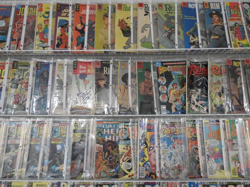 Huge Lot of 150+ Comics W/ Frankenstein, ROM, Micronauts! Avg. VG Condition!