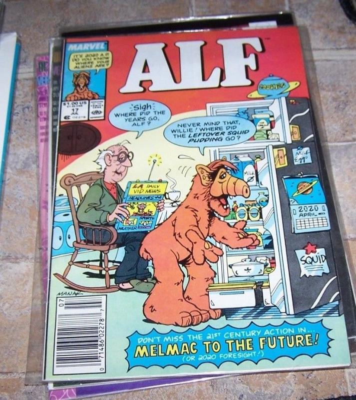 ALF #17 (Jul 1989, Marvel) alien life form HA  80s tv show MELMAC