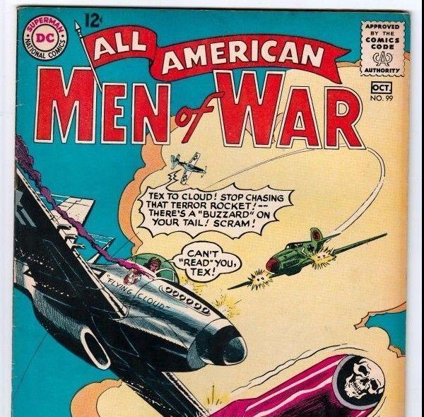 All-American Men of War 99 strict FN+ 6.5    100s more DC War books up now 