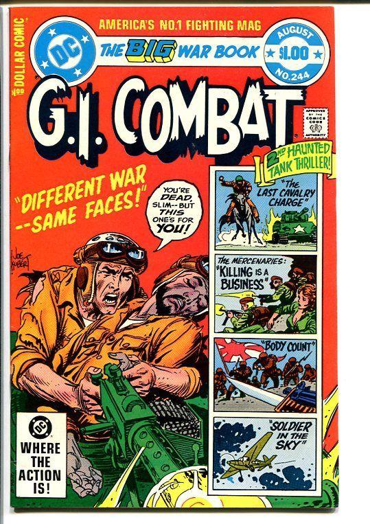 G.I. COMBAT #244-DC WAR-WWII ACTION VF/NM