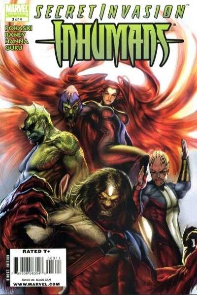 Secret Invasion: Inhumans #3, NM (Stock photo)