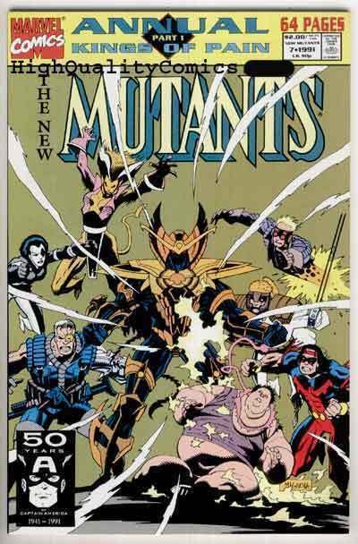 NEW MUTANTS #7, Annual, NM+, Mike Mignola, Cable, X-men, more in store