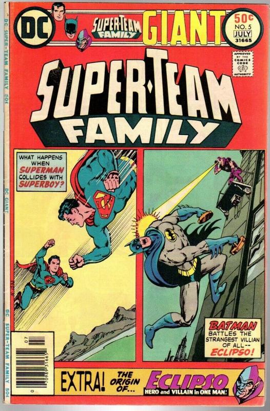 SUPER TEAM FAMILY 5 VG July 1976 