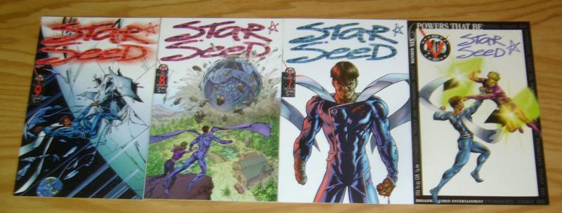 Powers That Be #1-6 & Star Seed #7-9 VF/NM complete series + (3) preview set lot