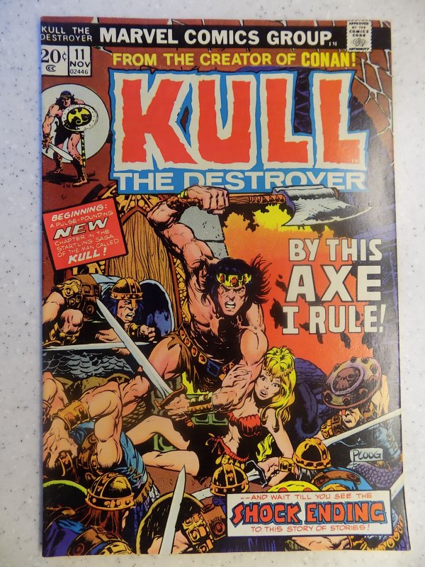 KULL # 11 MARVEL HI GRADE PLOOG FANTASY SWORD SORCERY CONAN SAVAGE