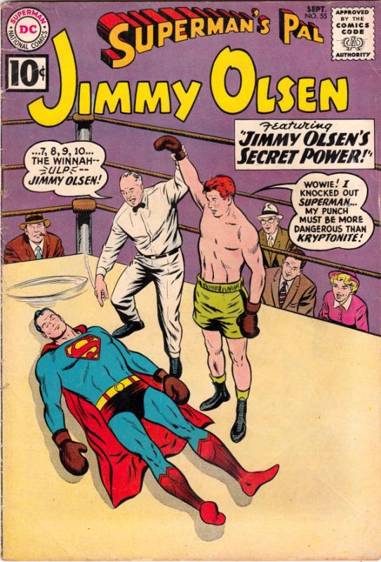 Superman's Pal Jimmy Olsen #55 (Sep-61) FN- Mid-Grade Jimmy Olsen