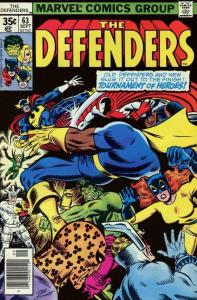 DEFENDERS #63, VF+, Hulk, HellCat, Black Goliath, Bronze age, 1972 1978, Marvel