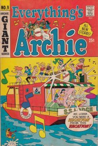 Everything's Archie #9 FAIR ; Archie | low grade comic August 1970 Giant Series