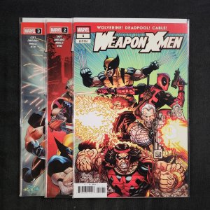 Weapon X-Men 3PC #1-3 - Steve Skroce + Chris Cross Covers (9.0/9.2) 2025