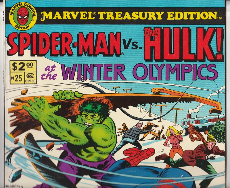 Marvel Treasury # 25 – Spiderman and The Hulk