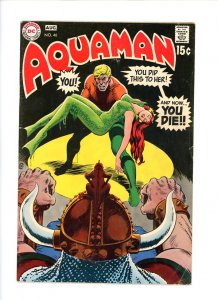 Aquaman #46  1969  VG  Cardy Cover!  Jim Aparo Interior Art!  Search for Mera!